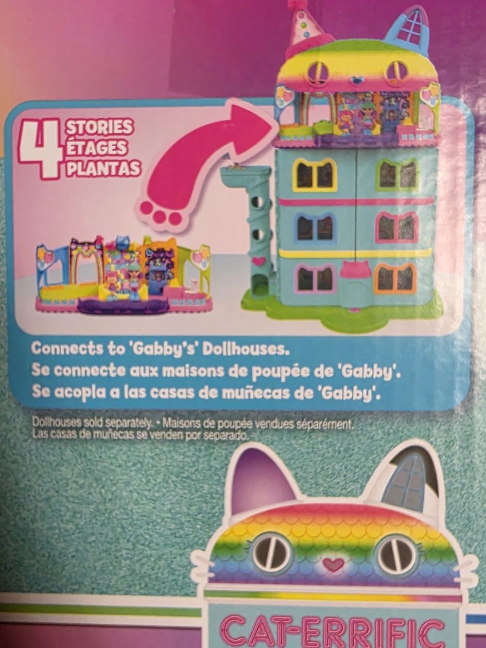 Gabby's Party Room Playset NIB - Pink & Purple - Picture 3 of 5